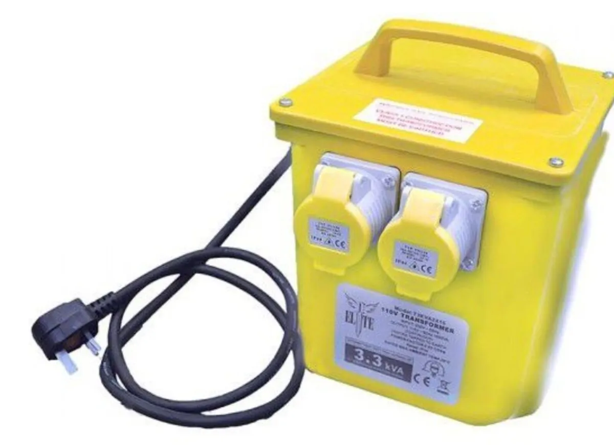 UELITE Site Power Tool Rated Transformer 110v used - Image 1