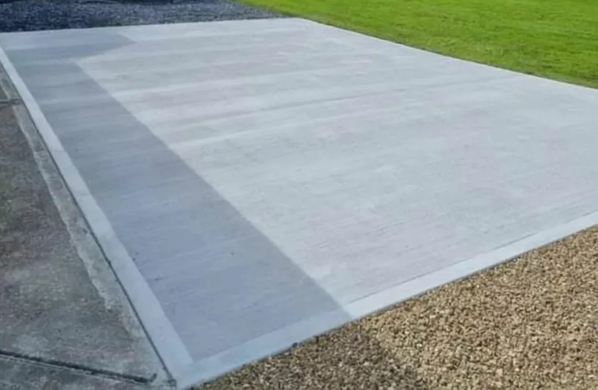 Shed bases patio