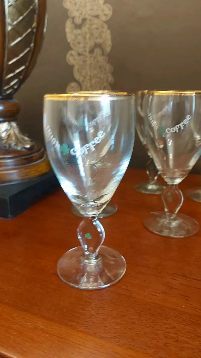 Vintage Irish coffee glasses  [x6] - Image 1