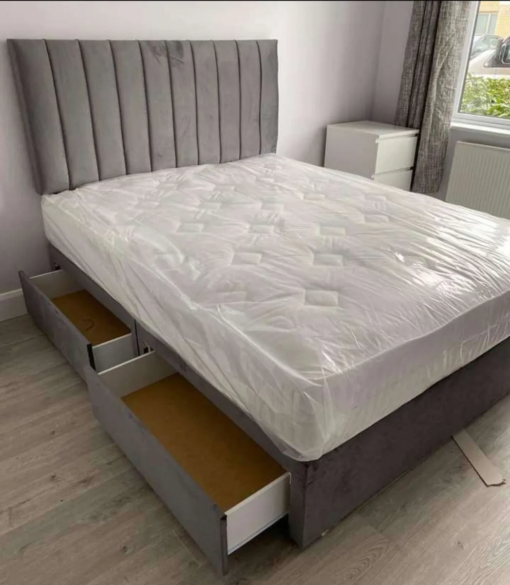 New divan beds with mattress same week delivery - Image 1