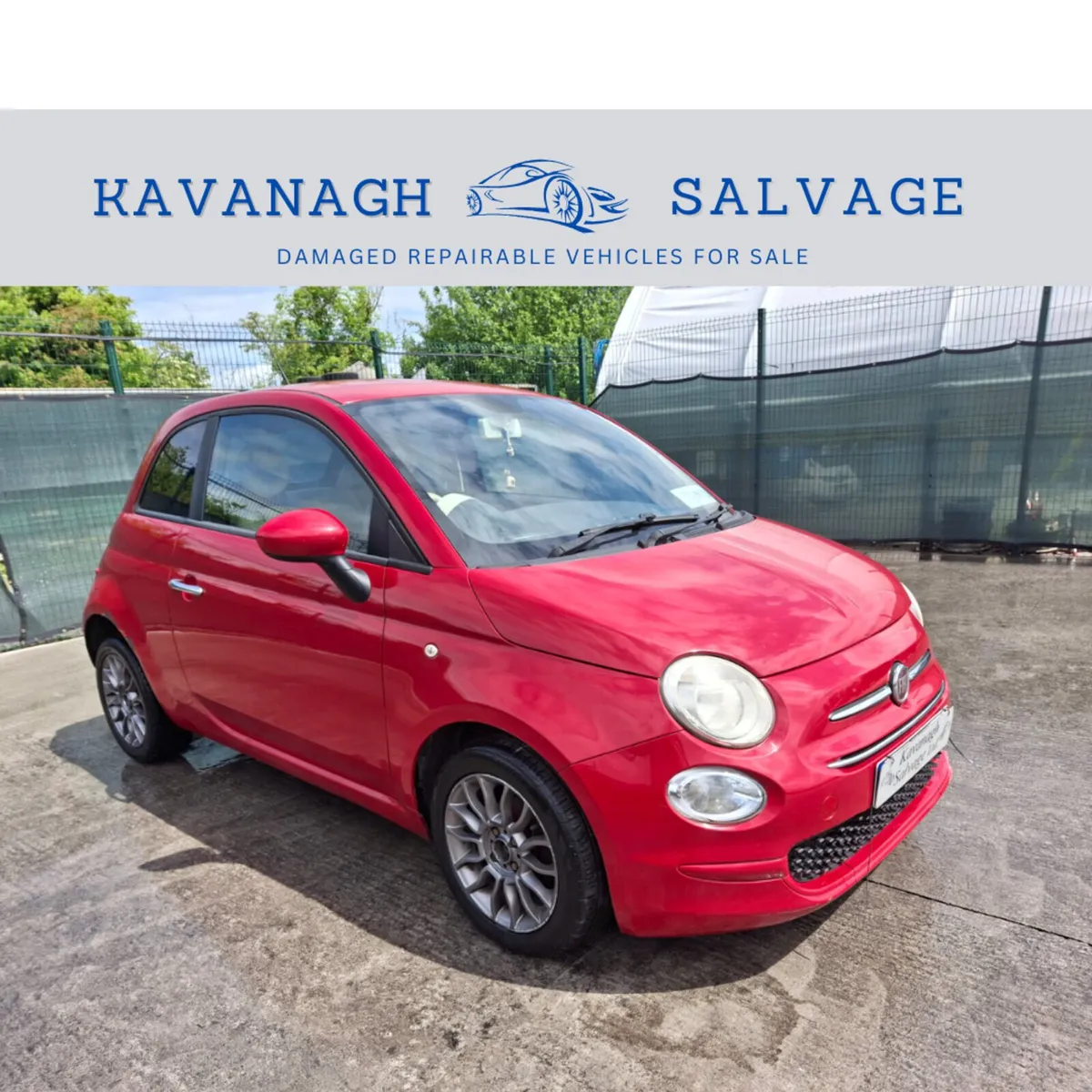 2012 Fiat 500 1.2 Petrol.light Damage - Image 1