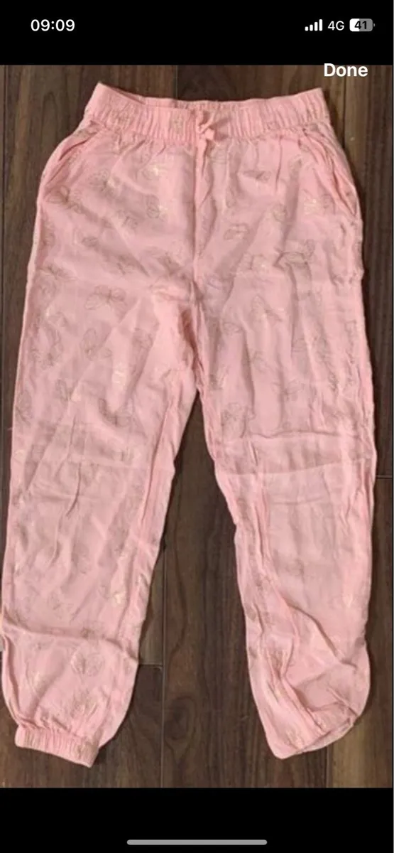 Girls Light Summer Trousers: 7-8yrs
