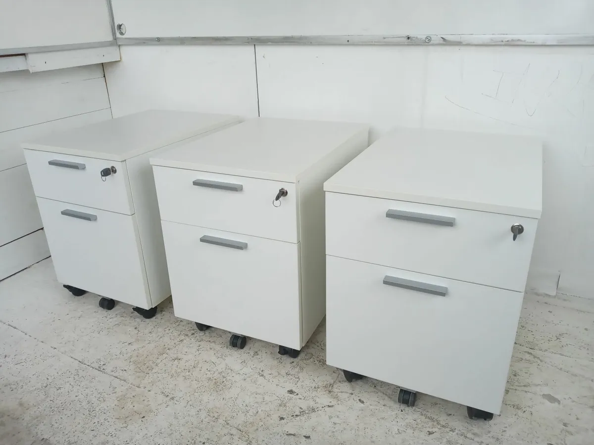 Delivery - 8 x Pedestals of Drawers with Keys - Image 1