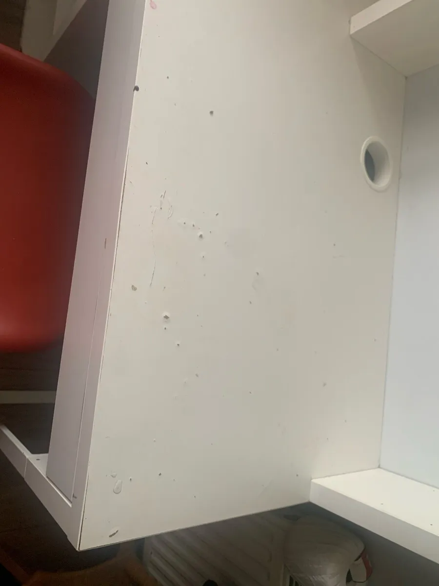 White desk with storage - Image 2