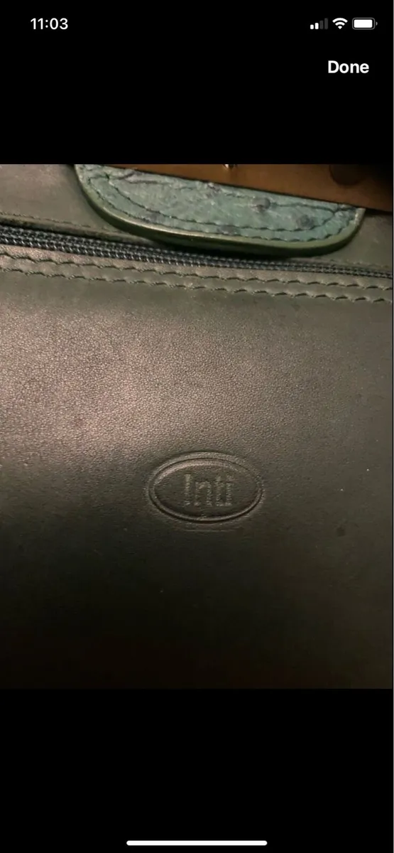 Doctor’s Style Leather Handbag - Image 3
