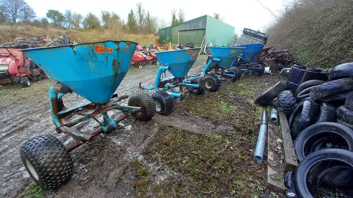 Selection of Old Fertiliser Spreaders - Image 1