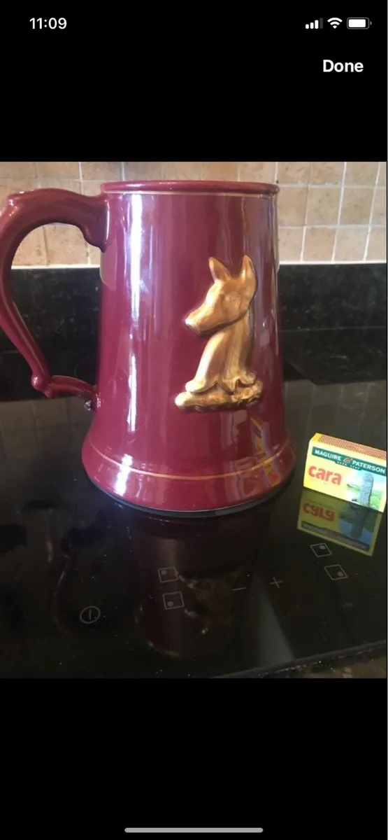 Rare 3 1/2 Pint Ceramic Tankard - Image 1