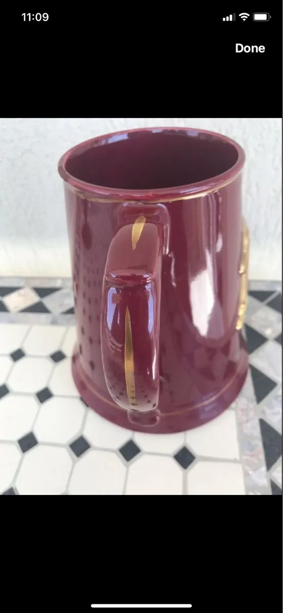 Rare 3 1/2 Pint Ceramic Tankard - Image 4
