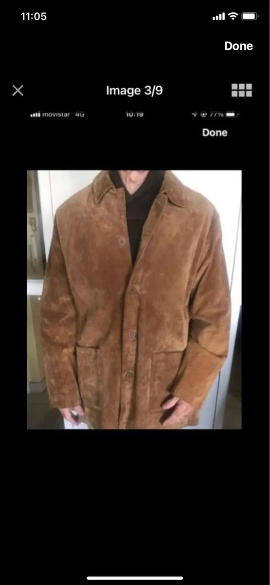 Suede 3/4 Length Jacket - Image 3