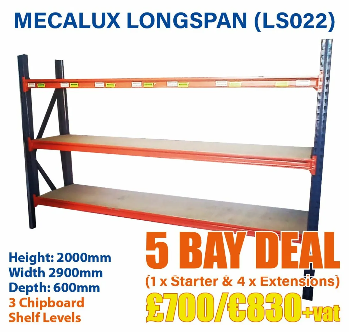 Used Garage Shelving (ref:LS022) - Image 2