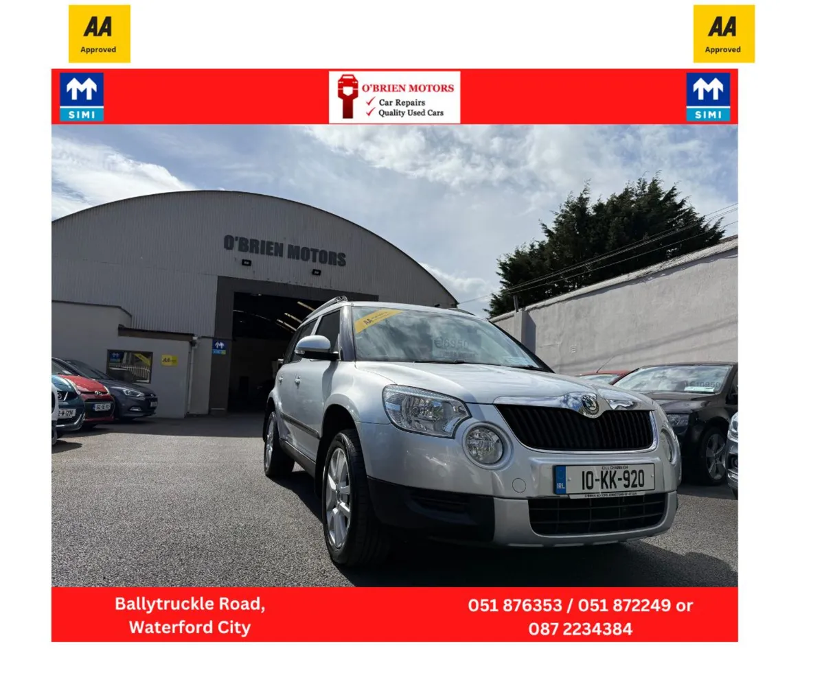 2010 Skoda Yeti, 2 LTR, Turbo Diesel, Silver - Image 1