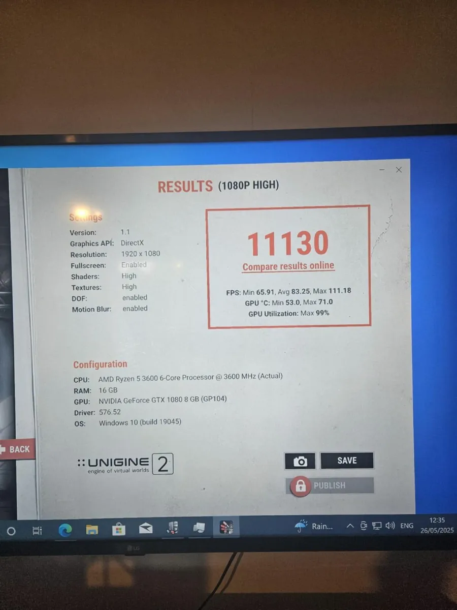 Custom Gaming PC | GTX 1080 | Ryzen 5 3600 | - Image 2