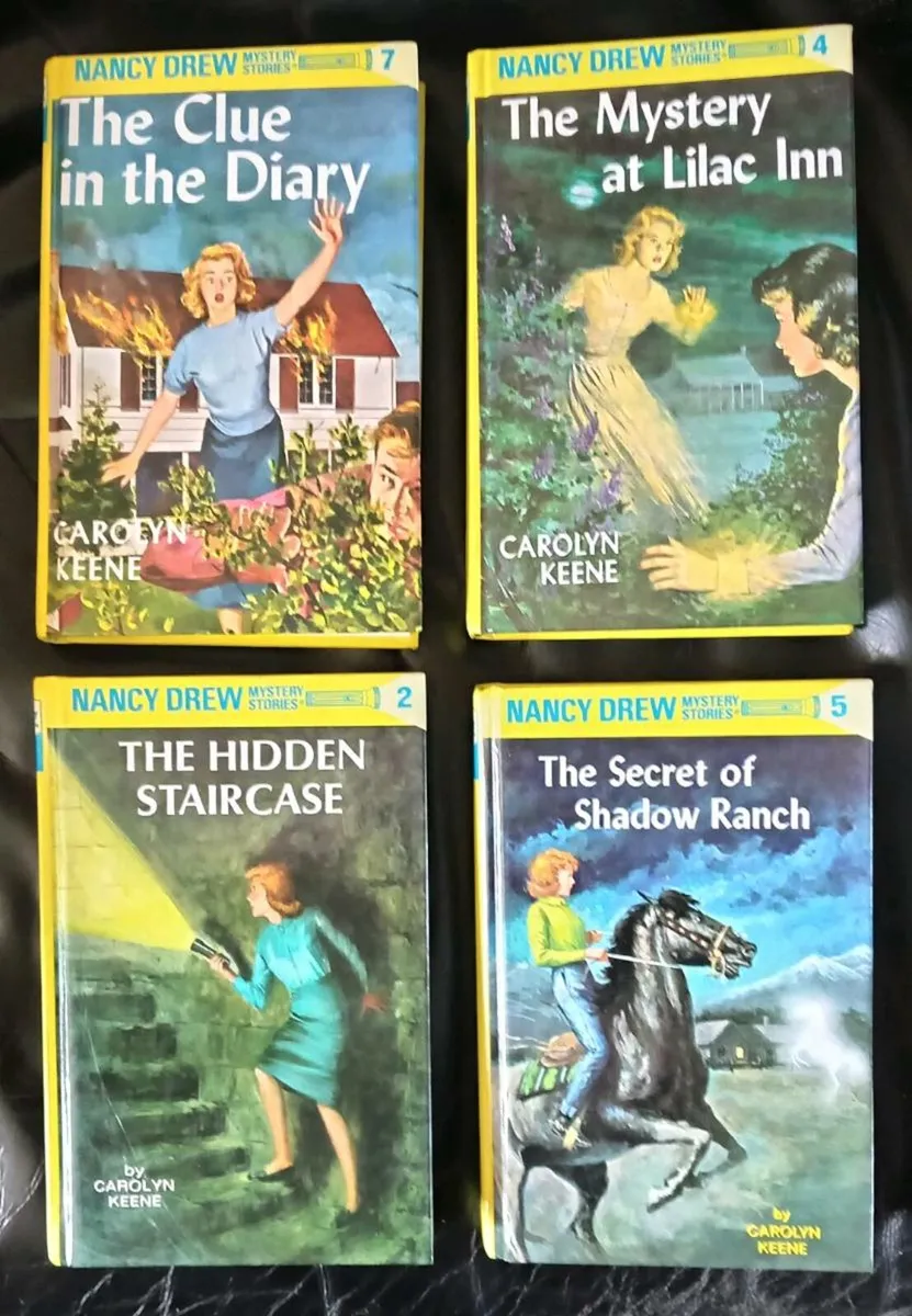 Four Children's Nancy Drew Mysteries Books
