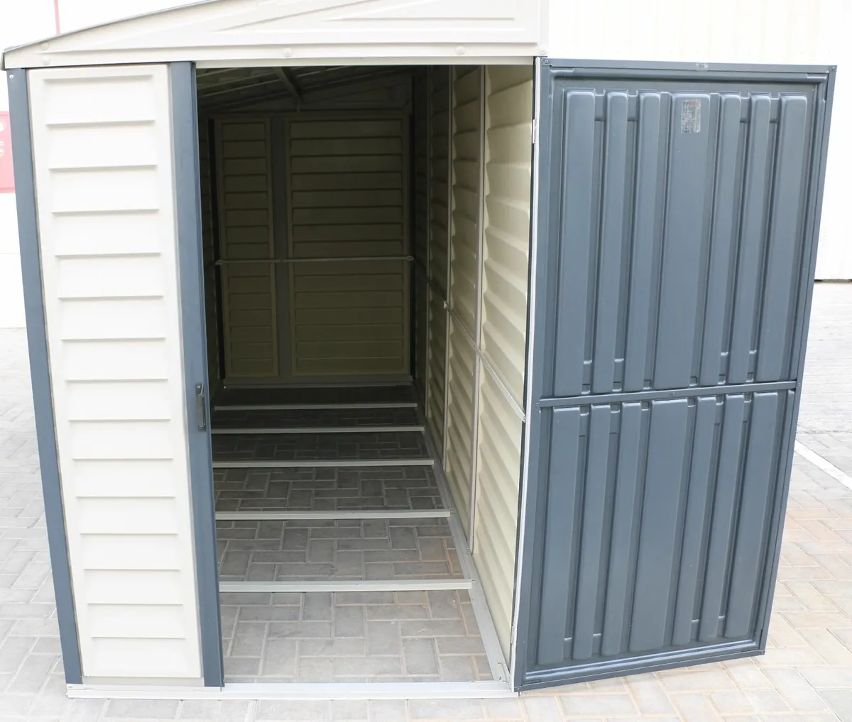Sidemate 4x10 Vinyl Garden Pent Shed - Image 4