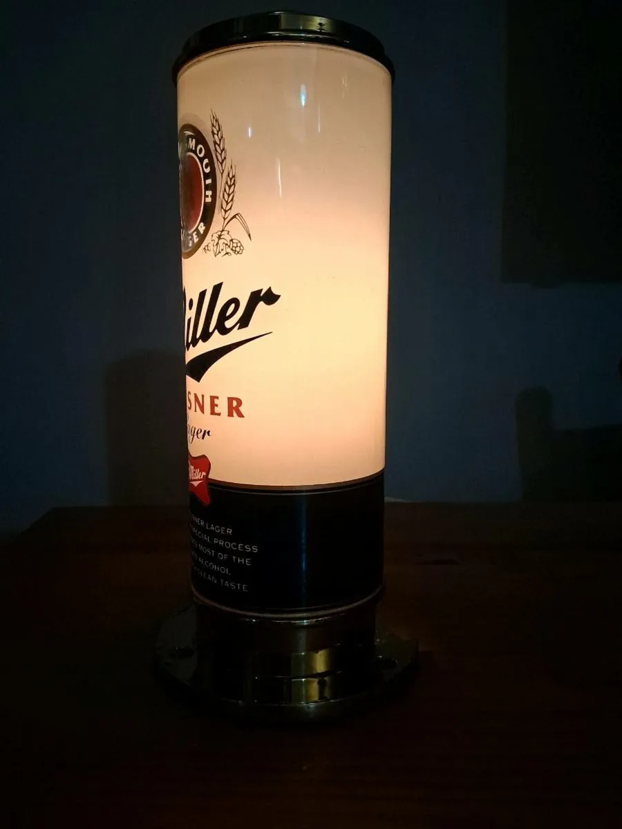 Vintage MILLER PILSNER Font Light- 1990 - Image 2