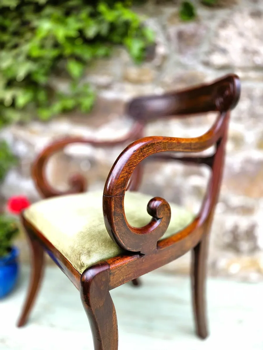 Georgian Mahogany Armchair- Circa 1830 - Image 2