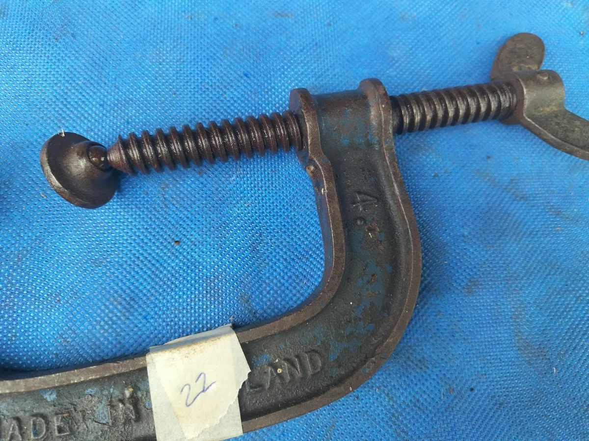Pair of Record 4" G Clamps - Image 3