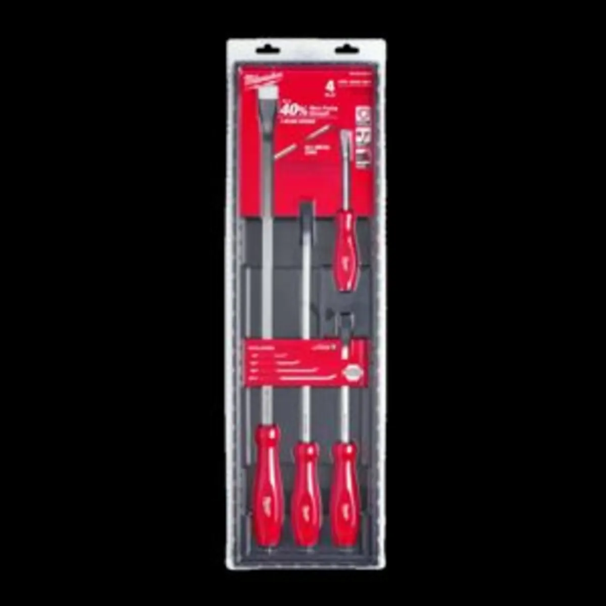 Milwaukee 4pc Pry Bar Set - Image 4