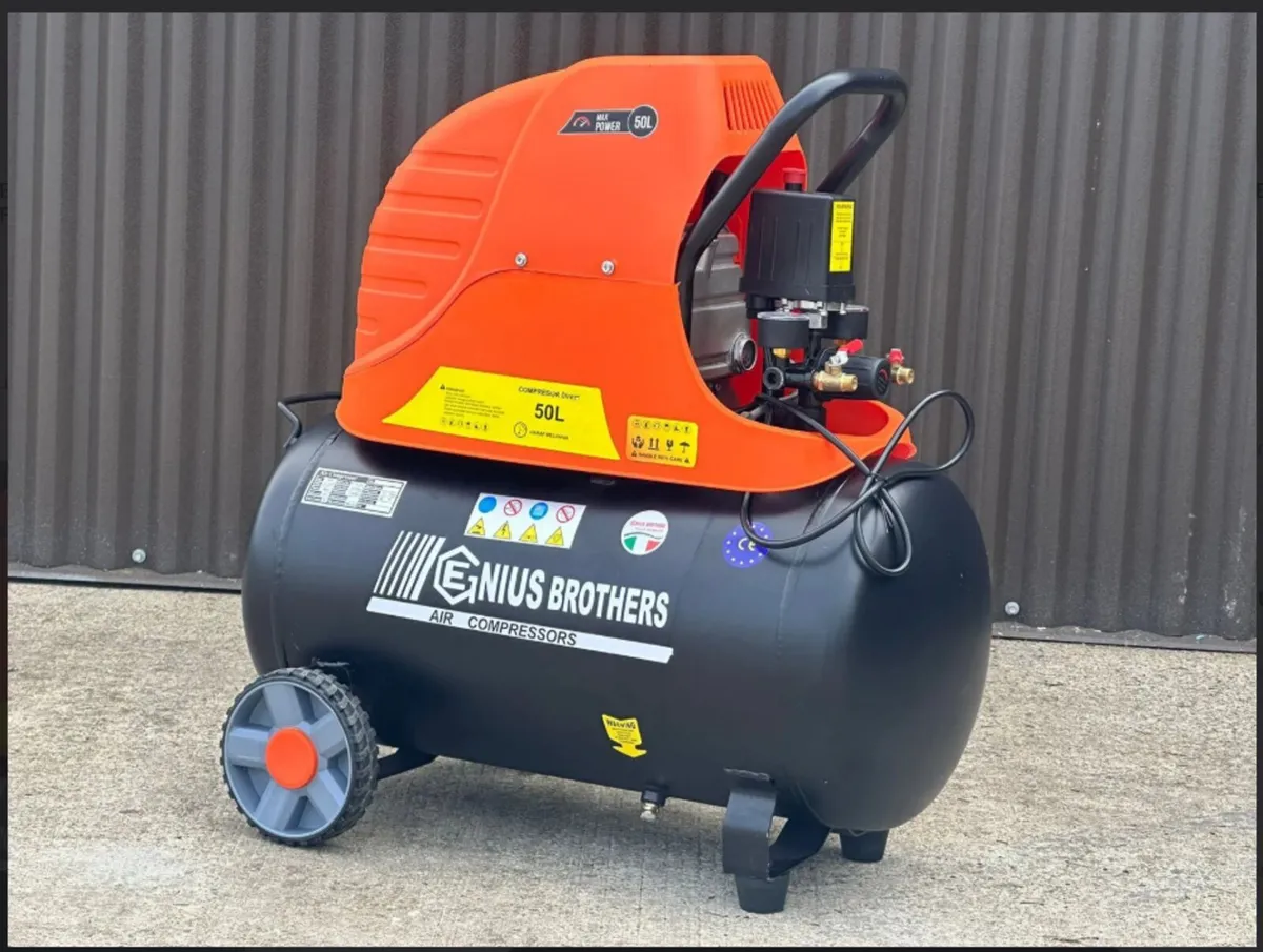 50 Litre Direct Drive Electric Air Compressor 3HP