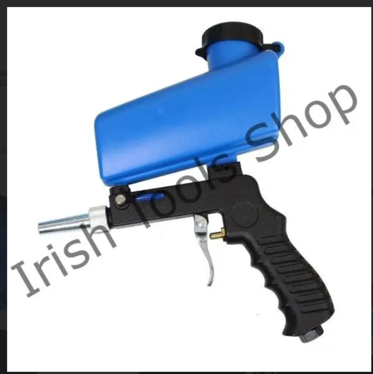 Air Powered Sandblasting Gun – Adjustable Flow Rat