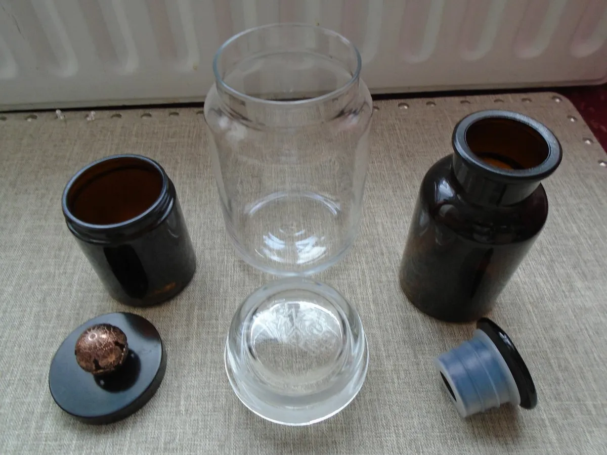 3 x glass jars, Candle jars, Crafts - Image 2
