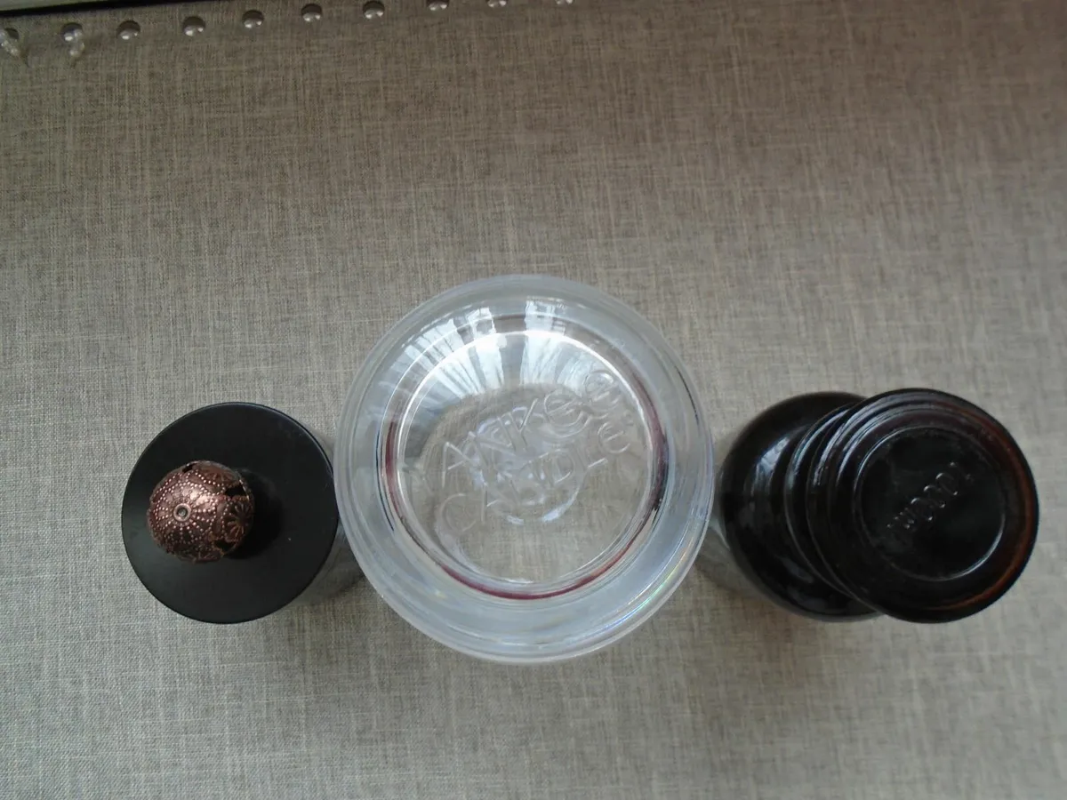 3 x glass jars, Candle jars, Crafts - Image 3