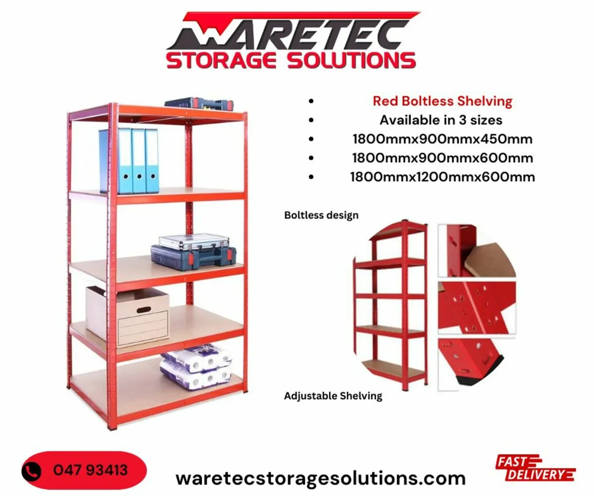 Flat Packed Shelving Ideal for any Garage - Image 1