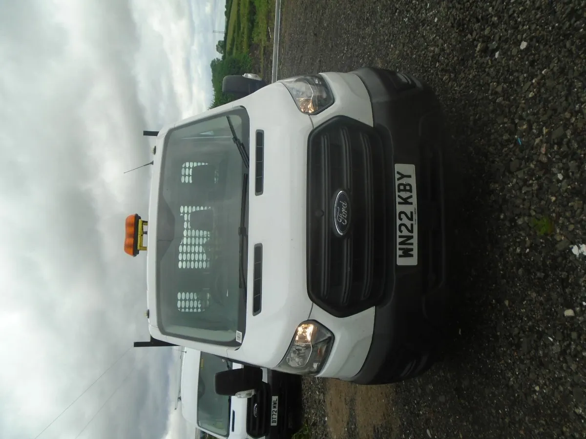 2022 Ford Transit 350 13FT6 ALLOY DROPSIDE TWIN WH - Image 2