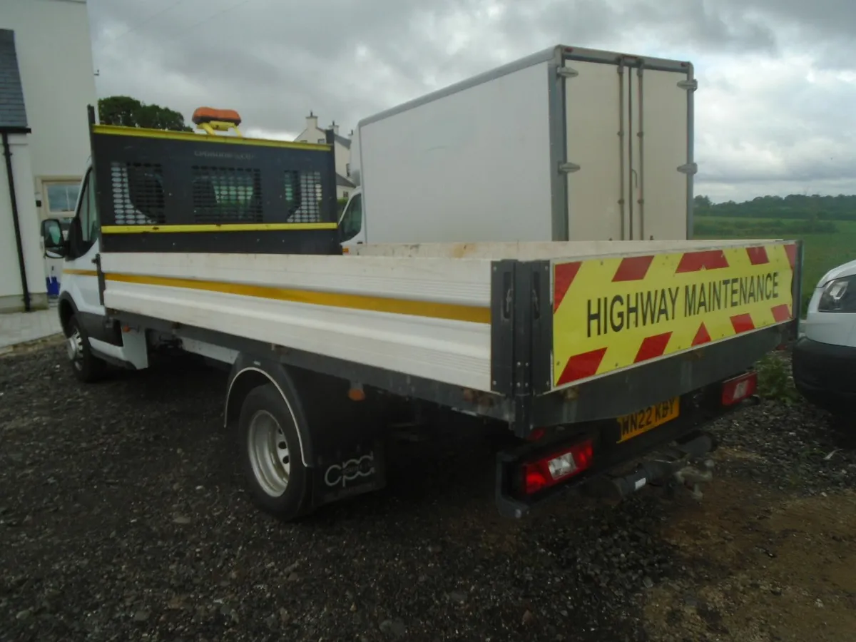 2022 Ford Transit 350 13FT6 ALLOY DROPSIDE TWIN WH - Image 4