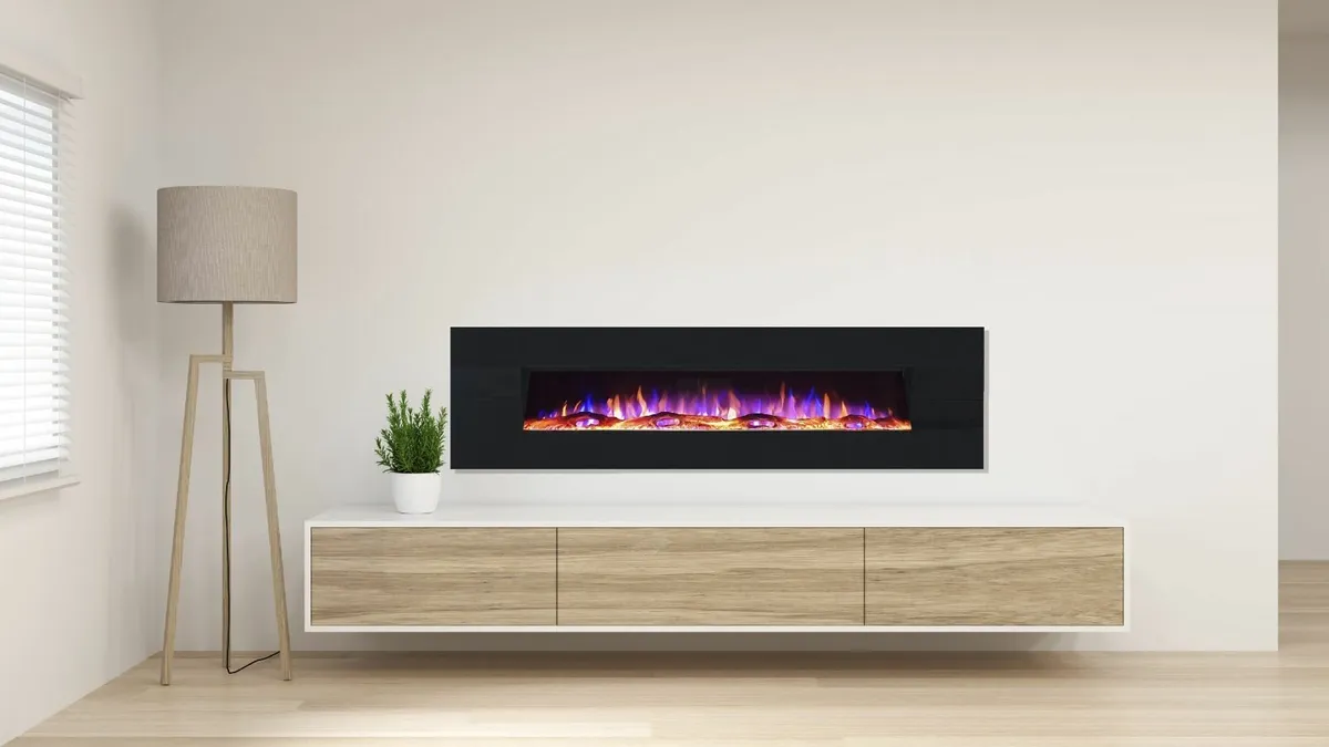 Ezee Glow Grand Zara Electric Fire 60″ - Image 1