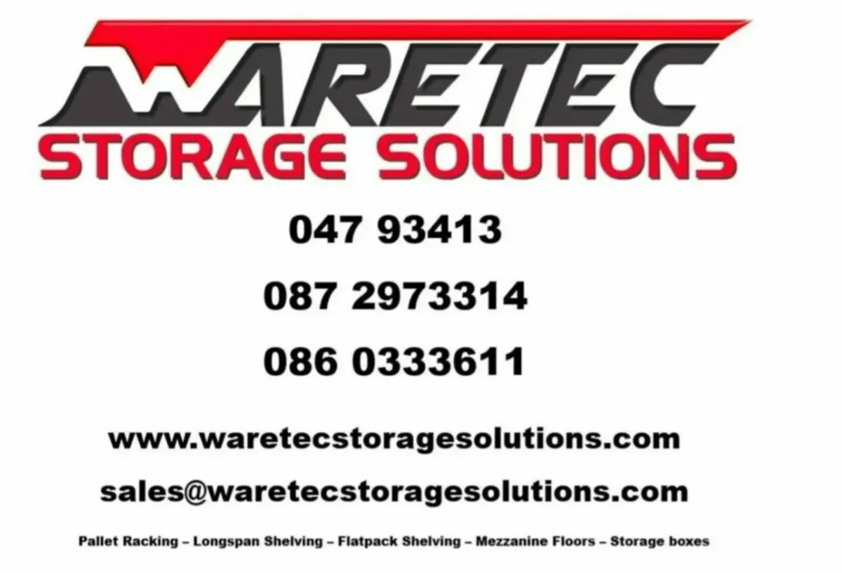 Black Boltless Shelving Garage / Storeroom / Home - Image 4