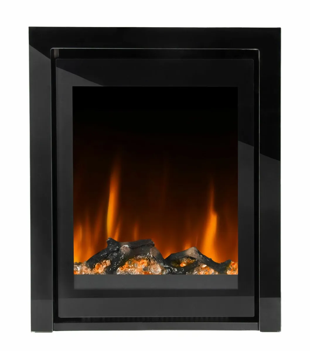 Ezee Glow Pulse Inset Electric Fire Black 16′ - Image 1