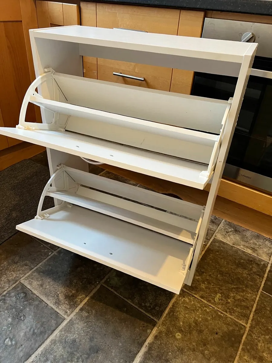 Narrow Shoe Cabinet, Storage Space Saving - Image 2