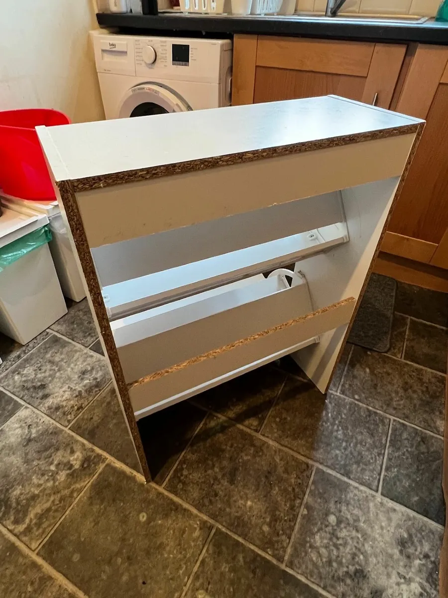 Narrow Shoe Cabinet, Storage Space Saving - Image 4