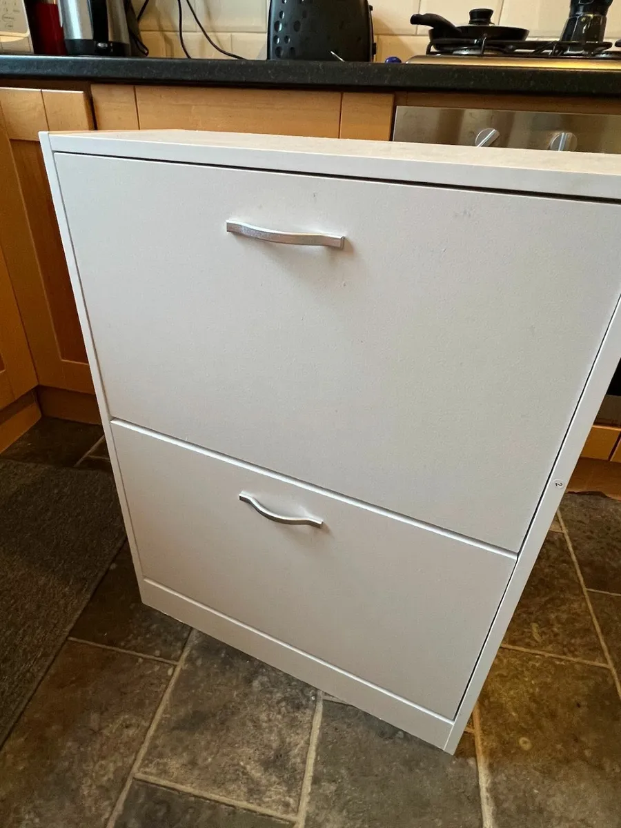 Narrow Shoe Cabinet, Storage Space Saving - Image 1