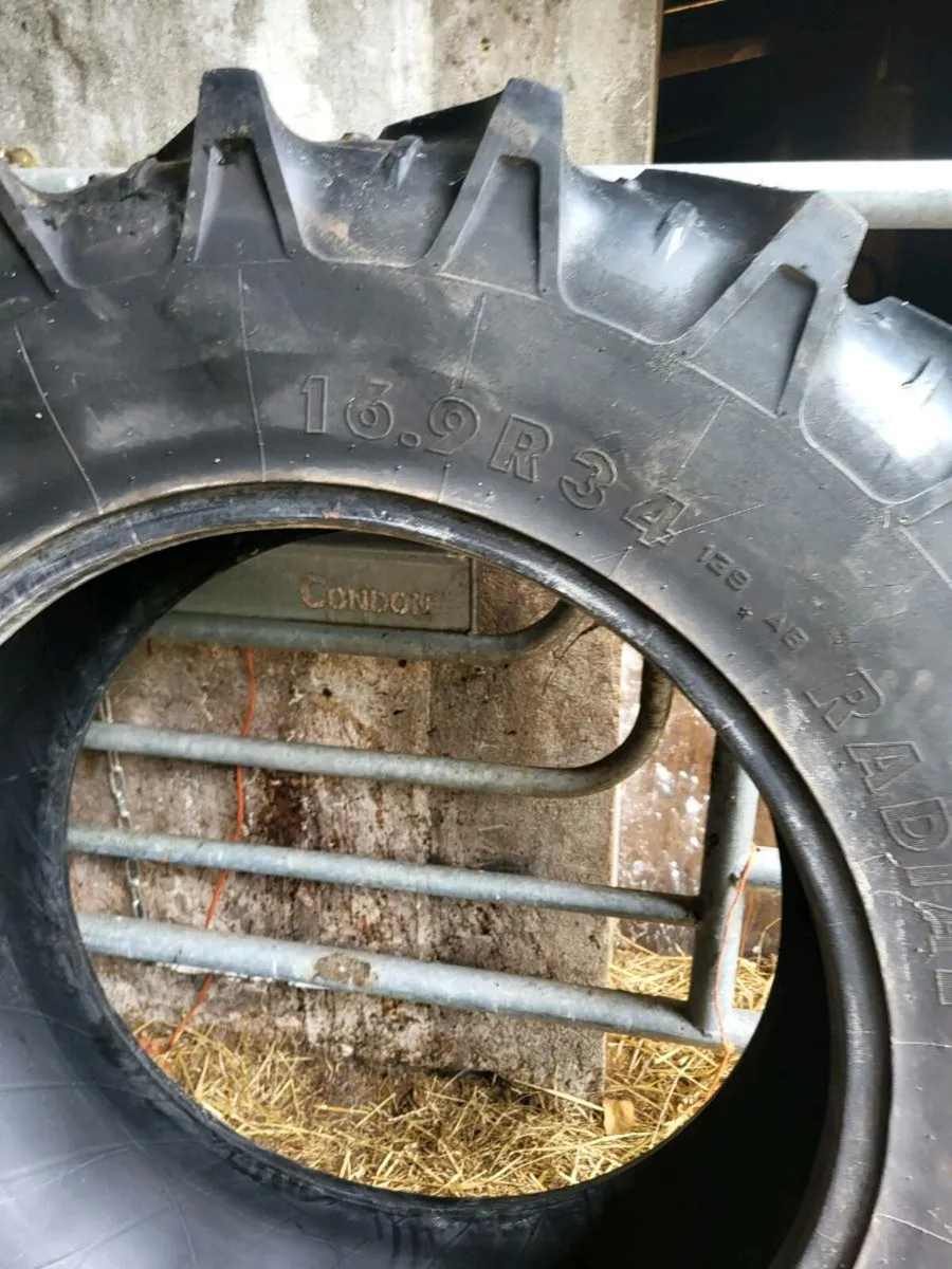 16.9 34  or 420 85 34 tyres - Image 1