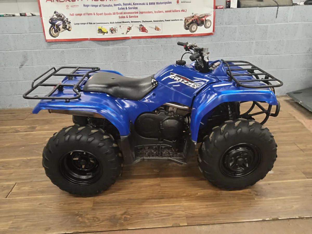 Yamaha YFM350 Grizzly Quad Blue - Image 1