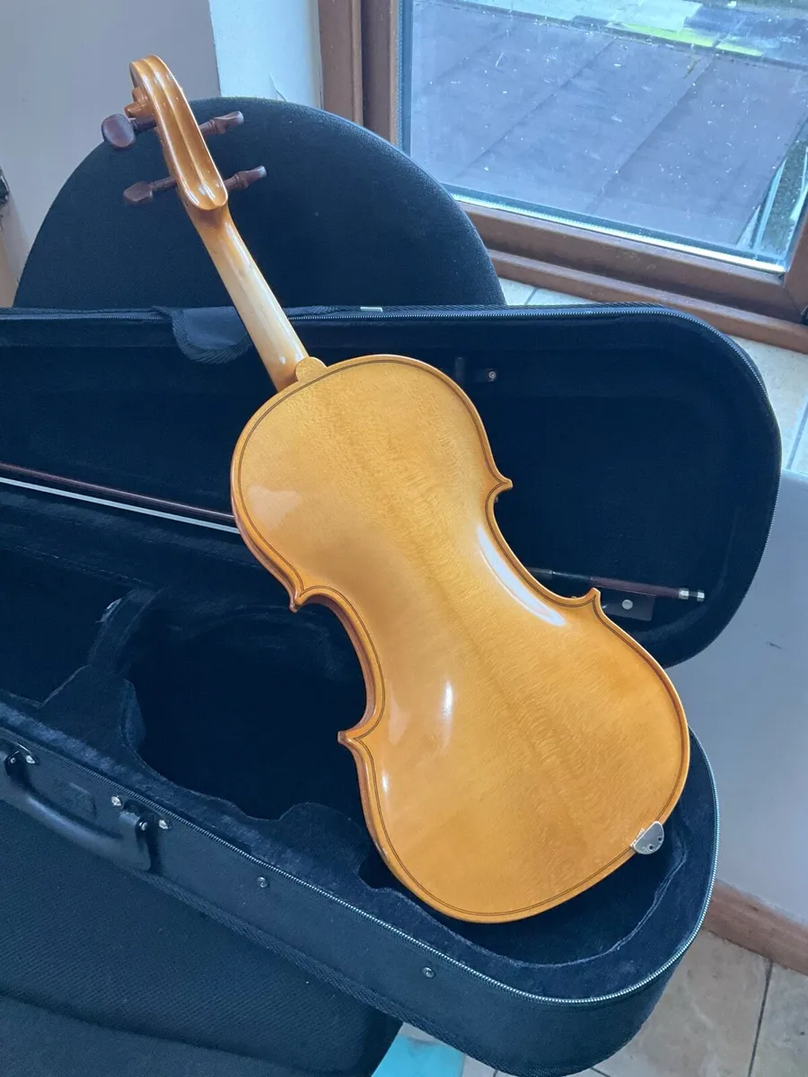 Outstanding violin by Reghin + case + bow - Image 4