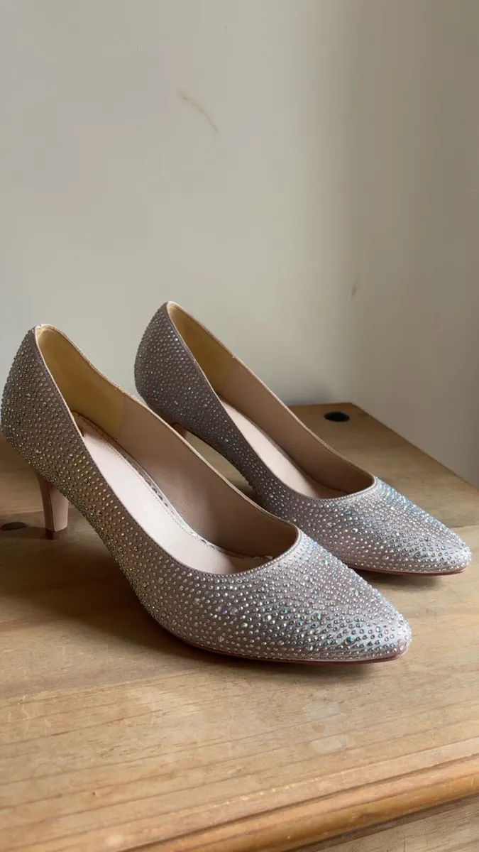 Diamanté Bridal Shoes - Image 1