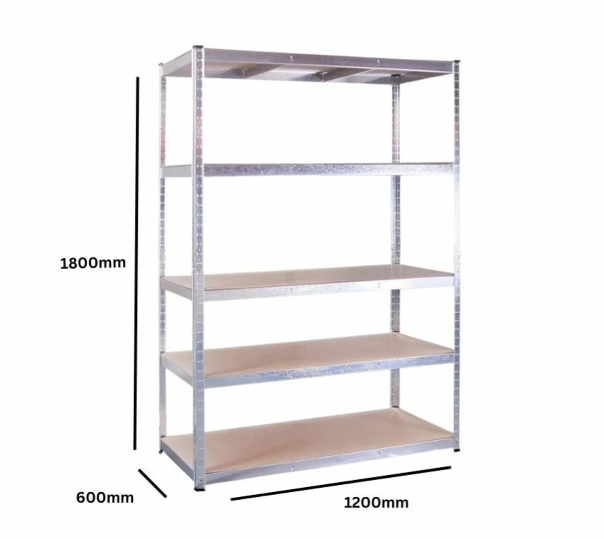 Galvanised shelving 3 Sizes Available - Image 2