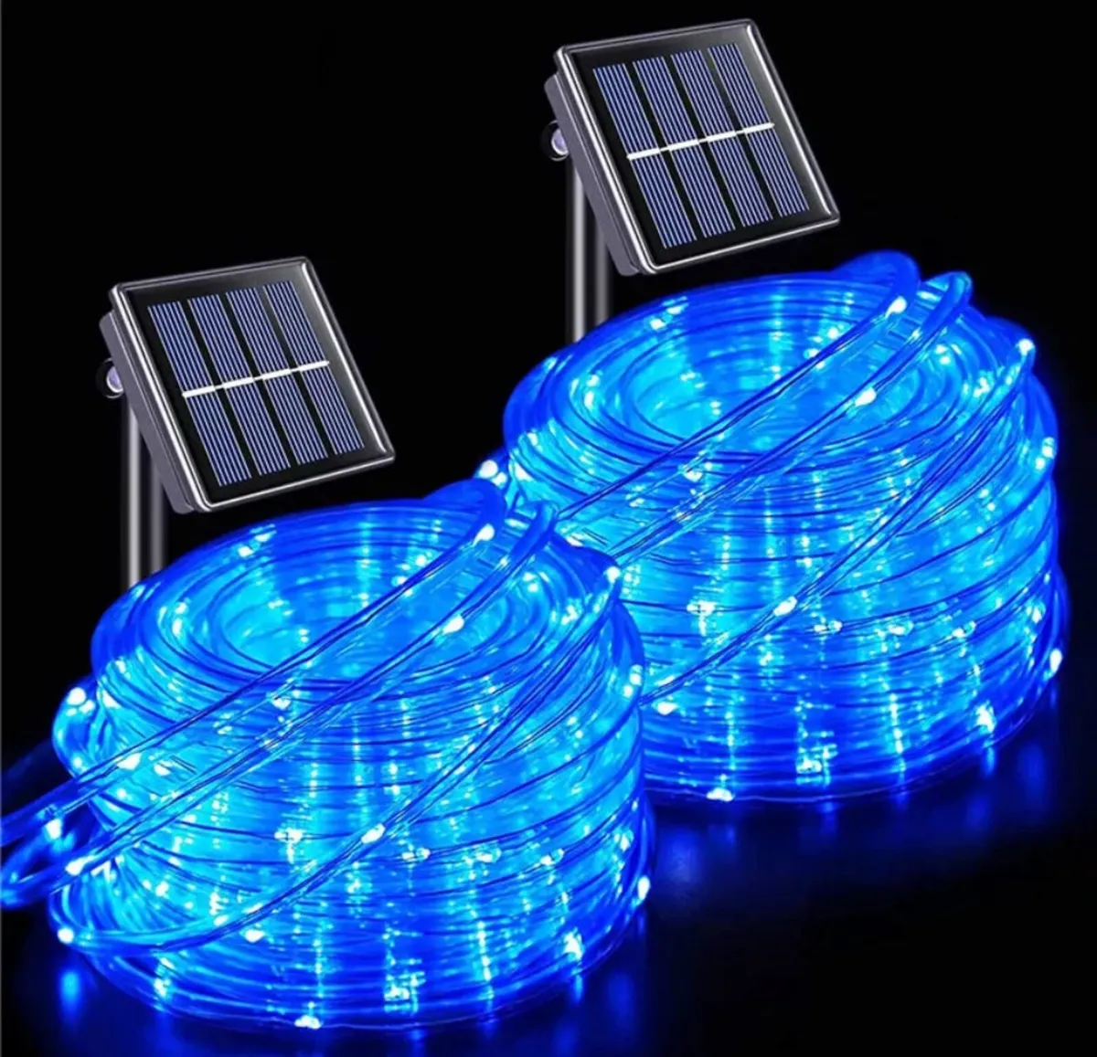 Solar Powered Rope LED String Lights Waterproof - Image 3
