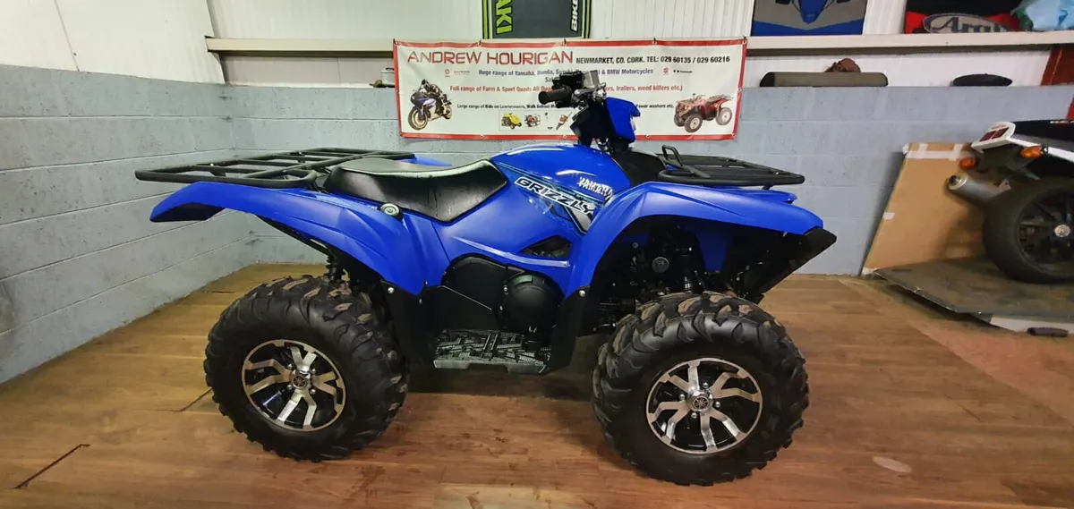 Yamaha YFM 700 Grizzly Quad ONLY 74 Hours - Image 1