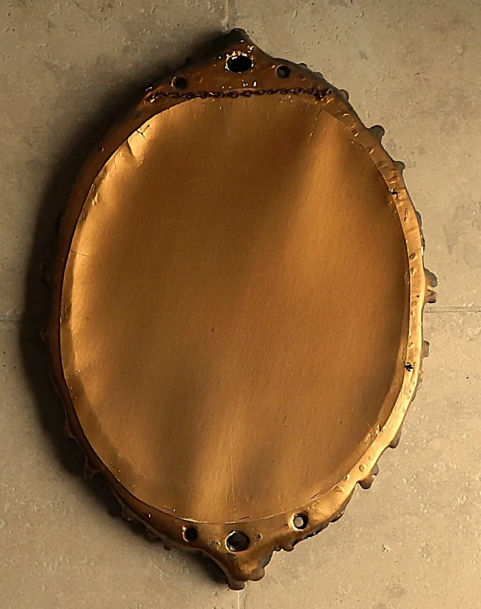 Wall Mirror in Ornate Vintage Plaster Frame - Image 4