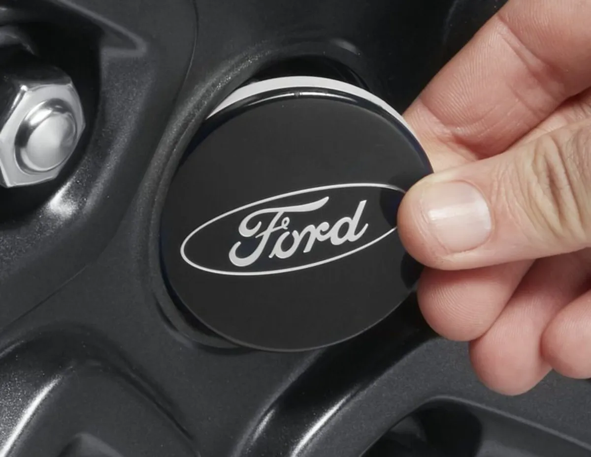 4 x  Black Ford Centre Caps - FREE POST - Image 2