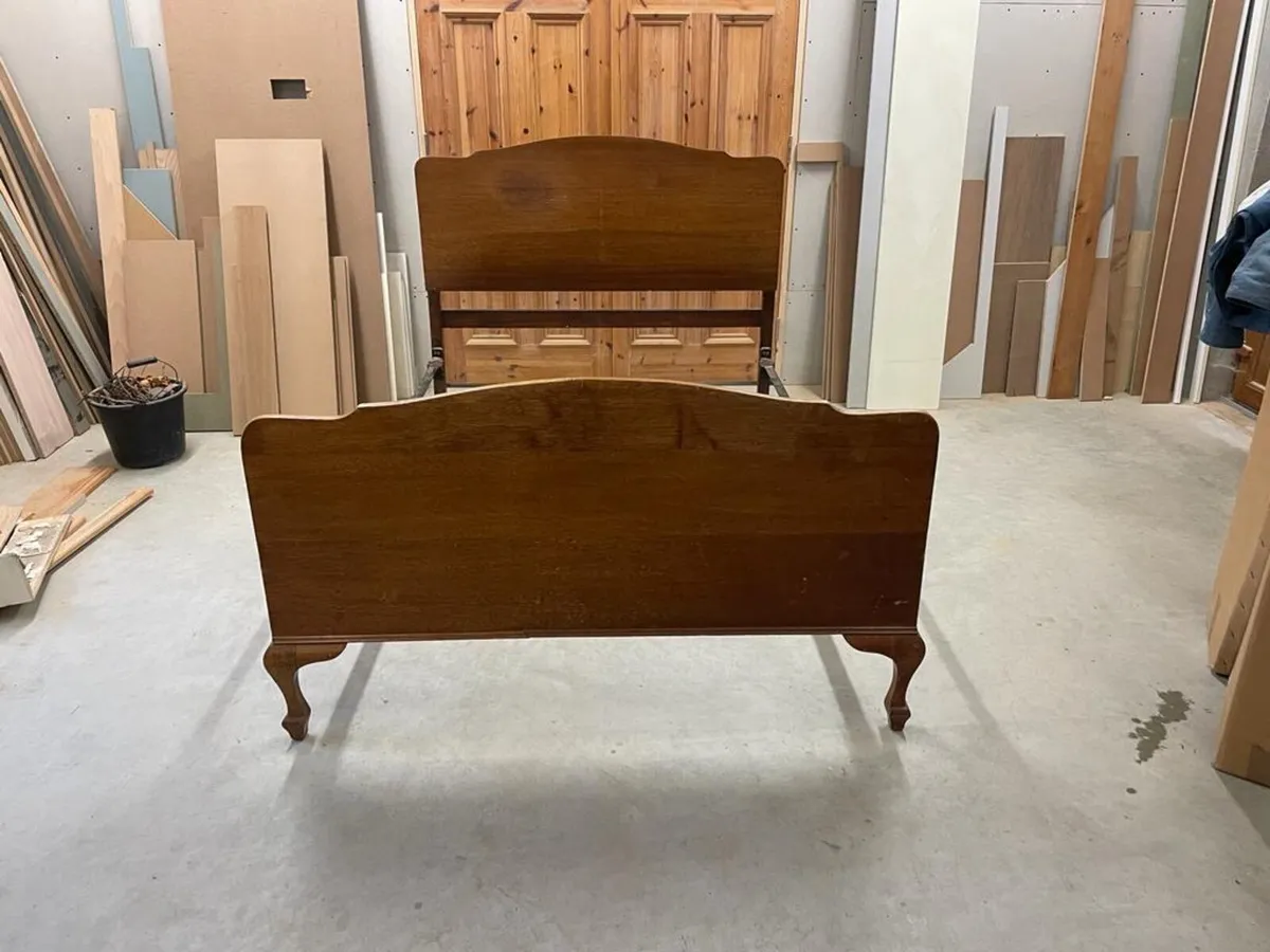 Antique Mahogany Double bed - Image 1