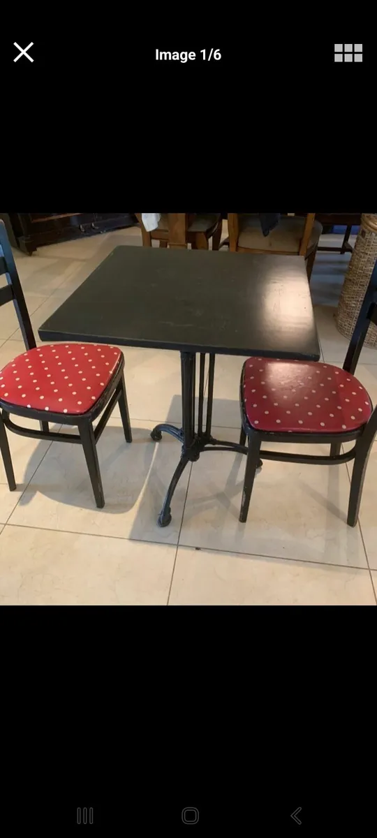 Cast iron table bases - Image 3