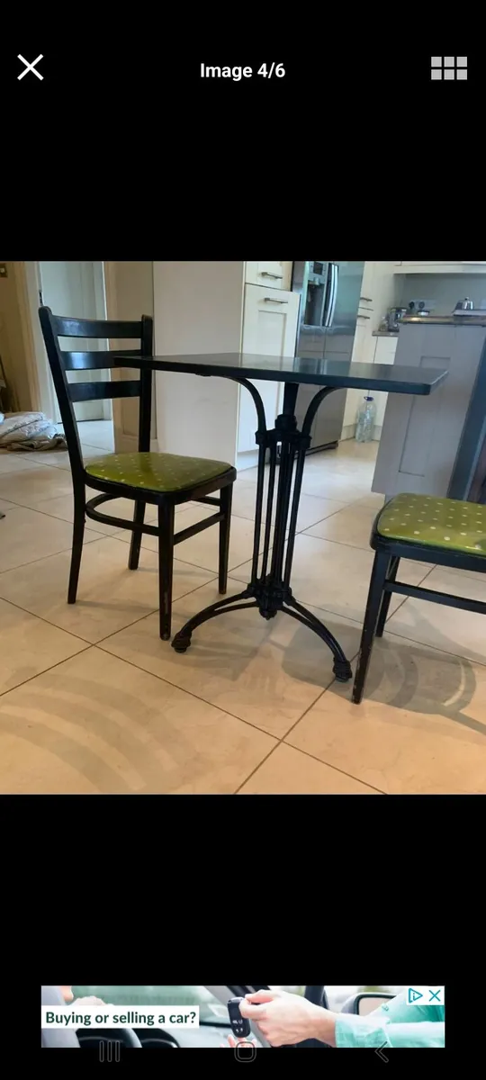 Cast iron table bases - Image 4