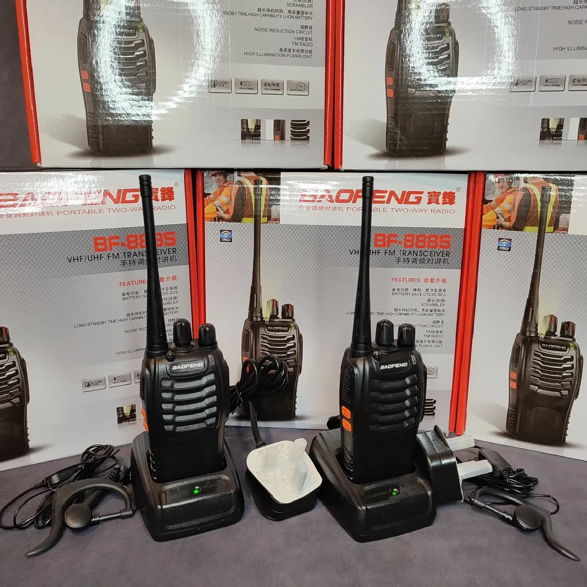 Walkie Talkie Radios Long Range Handheld Security - Image 1