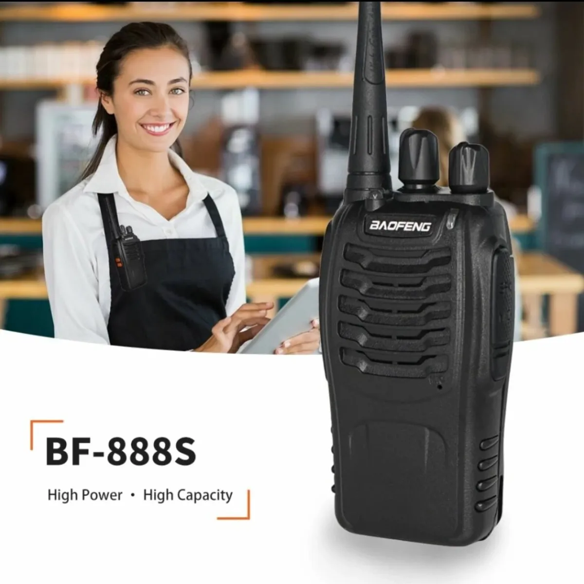 Walkie Talkie Radios Long Range Handheld Security - Image 2