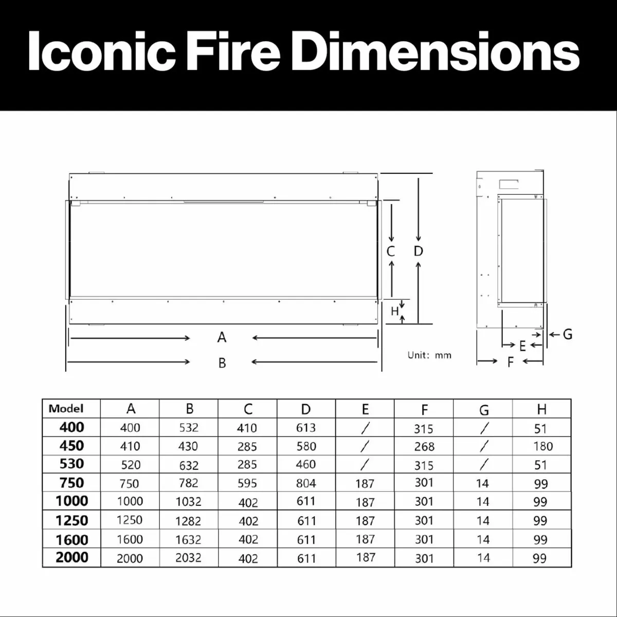 Iconic Vitae 400 Electric Fire - Image 4